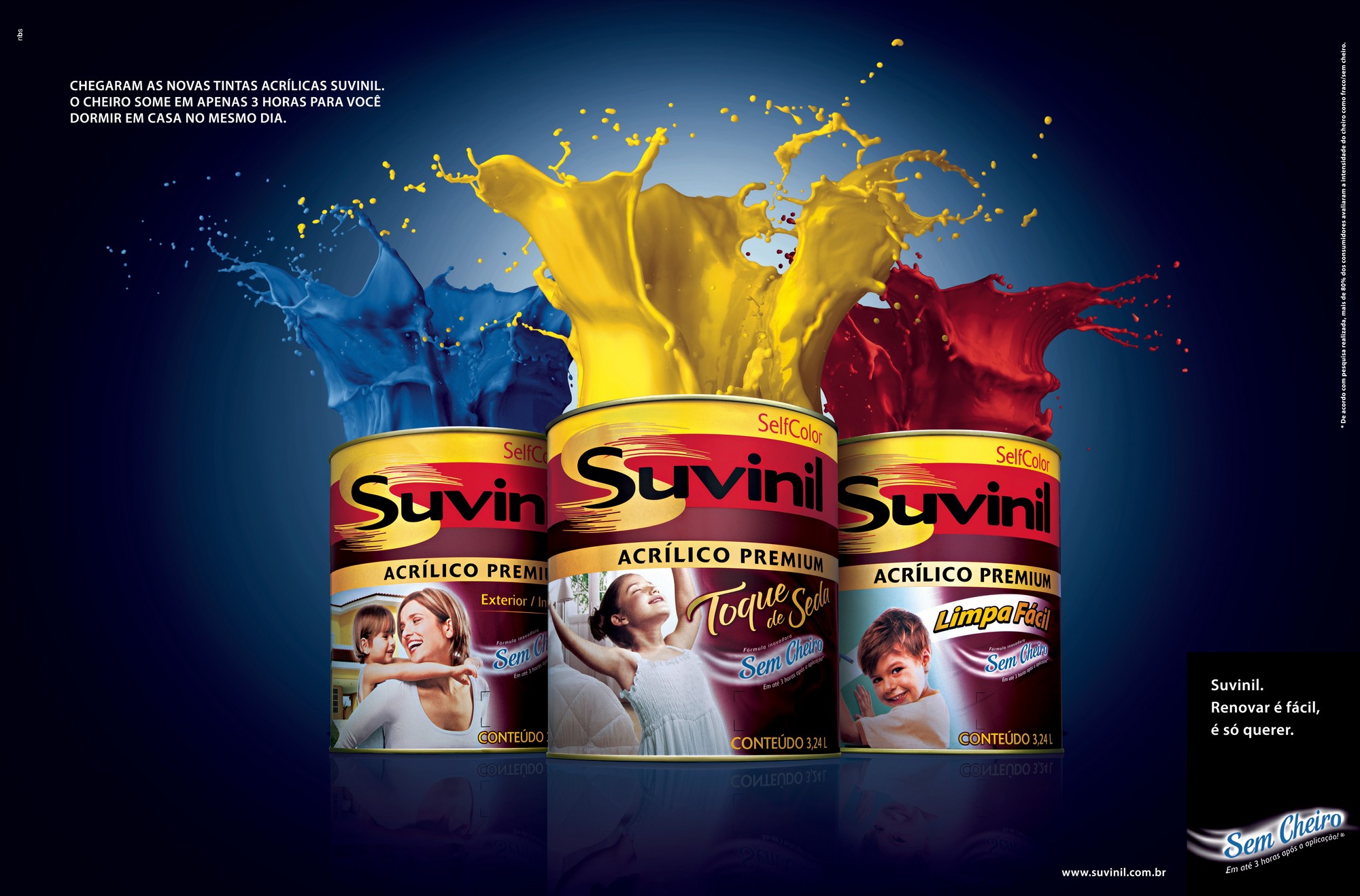Client: Suvinil – Agency: NBS – A.D.: Darcy Fonseca